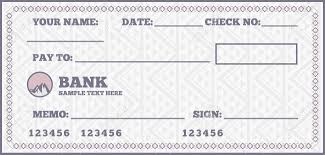 blank check